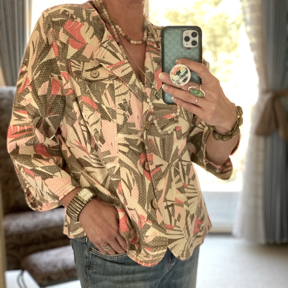 Vintage patterned jacket